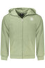 Converse Sweatshirt Junge – Grünes Kapuzensweatshirt mit Reißverschluss für Herbst/Winter Grün