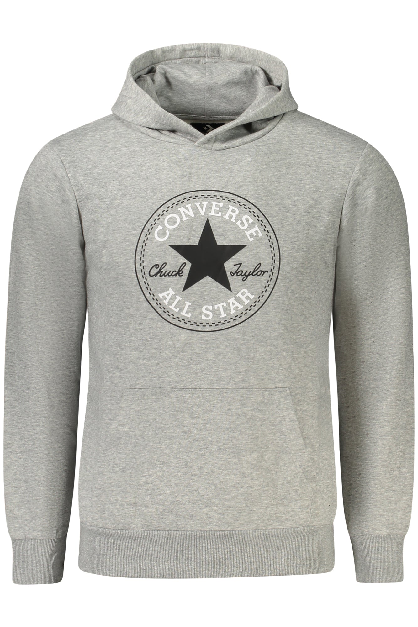 Converse Kapuzenpullover Jungen – Schwarzer Hoodie mit Reißverschluss für Herbst/Winter Grau