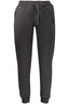 COVERI MOVING Herren-Trainingshose schwarz – Fleece Jogginghose mit elastischem Bund Schwarz