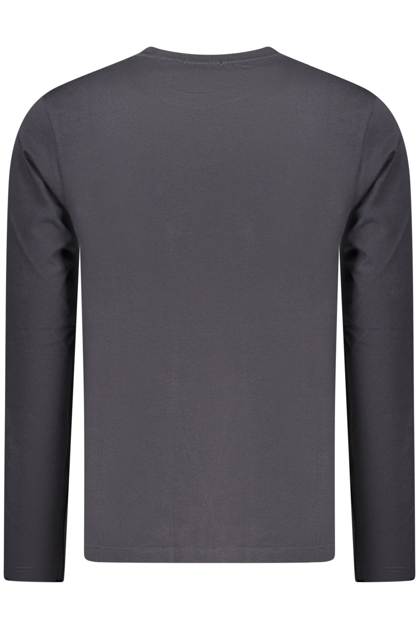 COVERI MOVING Langarmshirt Herren – Blaues T-Shirt mit Stickerei für Herbst/Winter Blau