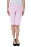 DATCH Damen Hosen – Bermuda, mit Taschen, mit Reißverschluss Rosa
