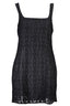 DESIGUAL Kurzes Kleid Damen Schwarz – Ärmellos mit Kontrastdetails | soulluna.de Schwarz