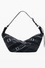 DESIGUAL Damen Tasche schwarz – Verstellbare Schultertasche mit Fibonacci-Muster Schwarz