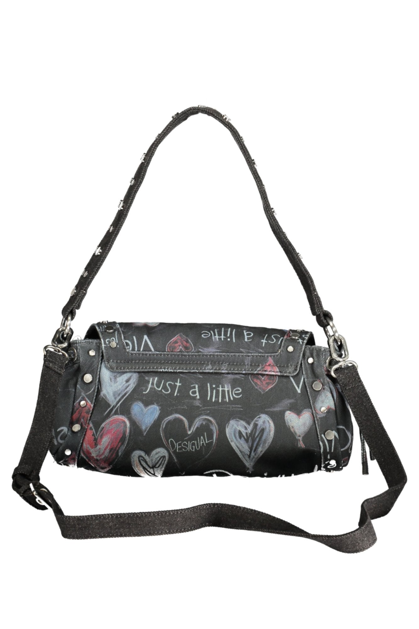 DESIGUAL Damen Taschen – Stacatto-tasche, mit Reißverschluss Schwarz