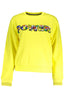 DESIGUAL Sweatshirt Damen Gelb – Rundhalsausschnitt mit Applikation für Frühjahr/Sommer Gelb