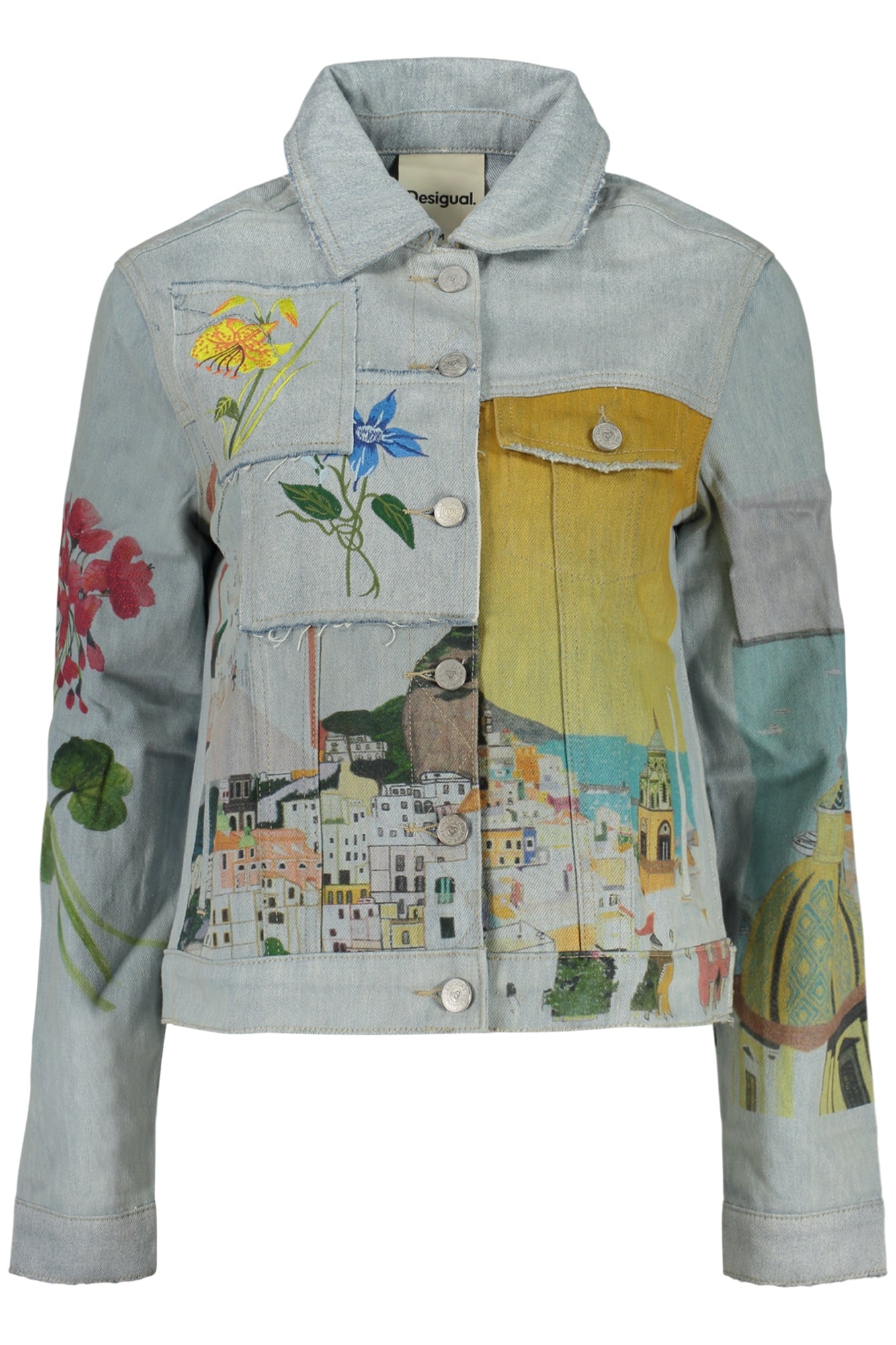 DESIGUAL Damen Jacke – Jeans, mit Taschen online kaufen Hellblau