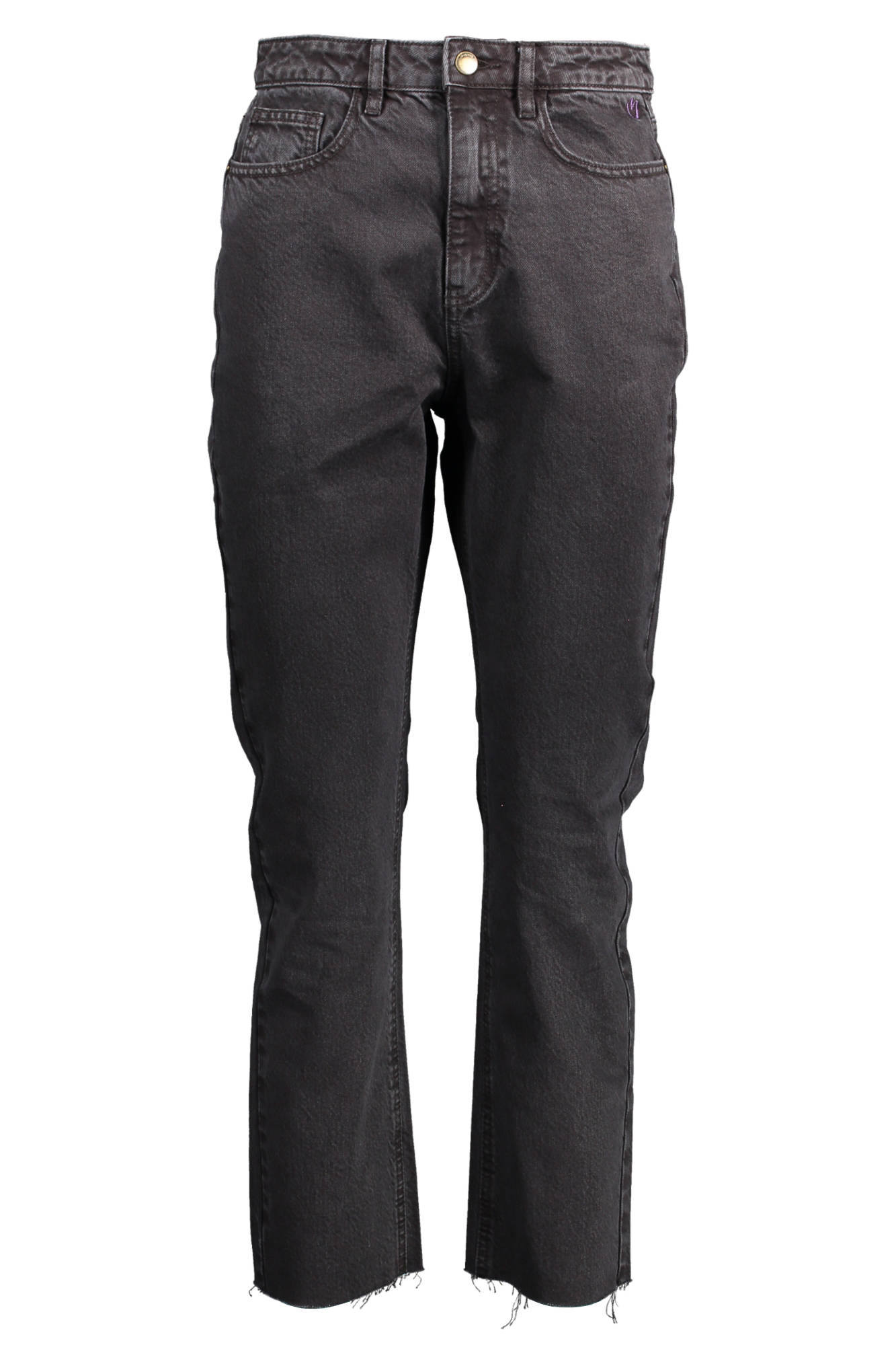 DESIGUAL Jeans Damen Schwarz – 5-Pocket Denim mit Stickerei | soulluna.de Schwarz