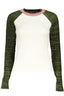 DESIGUAL Damenpullover weiß – Langärmliger Rundhals-Pullover für Herbst/Winter Weiß