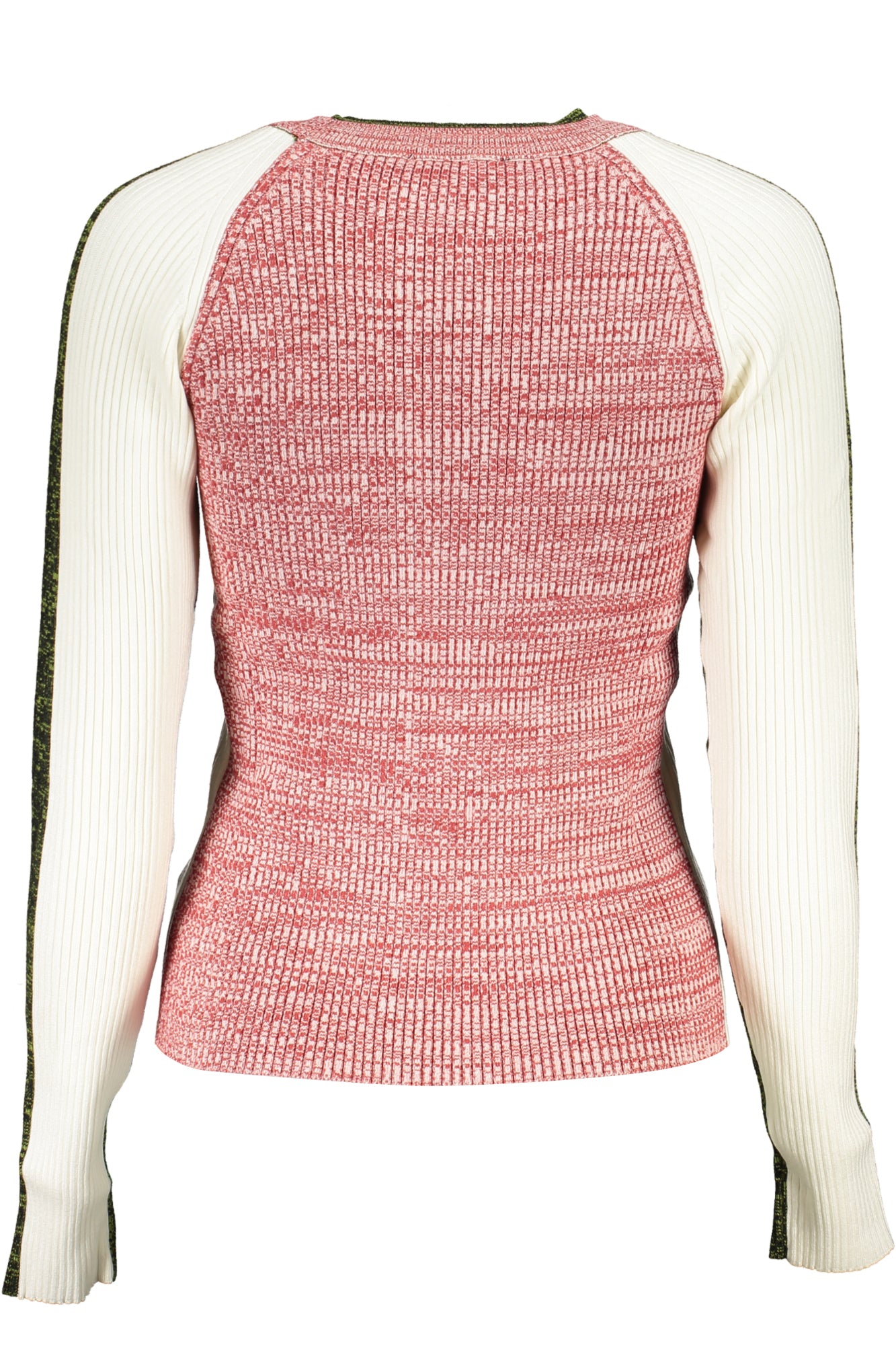 DESIGUAL Damenpullover weiß – Langärmliger Rundhals-Pullover für Herbst/Winter Weiß