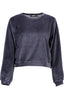 DESIGUAL Pullover Damen – Blauer Rundhalspullover aus Baumwolle für Herbst/Winter Blau