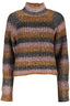 DESIGUAL Damenpullover grau – Langärmliger Rollkragen-Pullover für Herbst/Winter Grau
