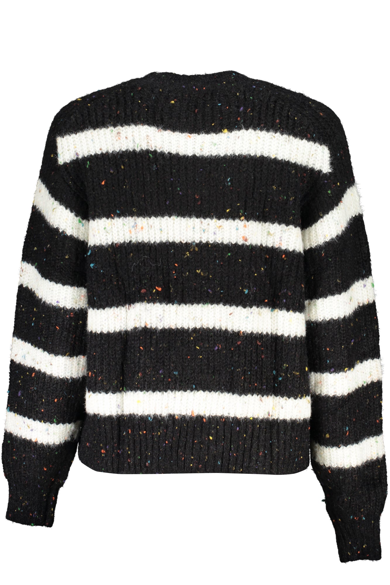 DESIGUAL Damenpullover schwarz – Langärmliger Rollkragen-Pullover für Herbst/Winter Schwarz