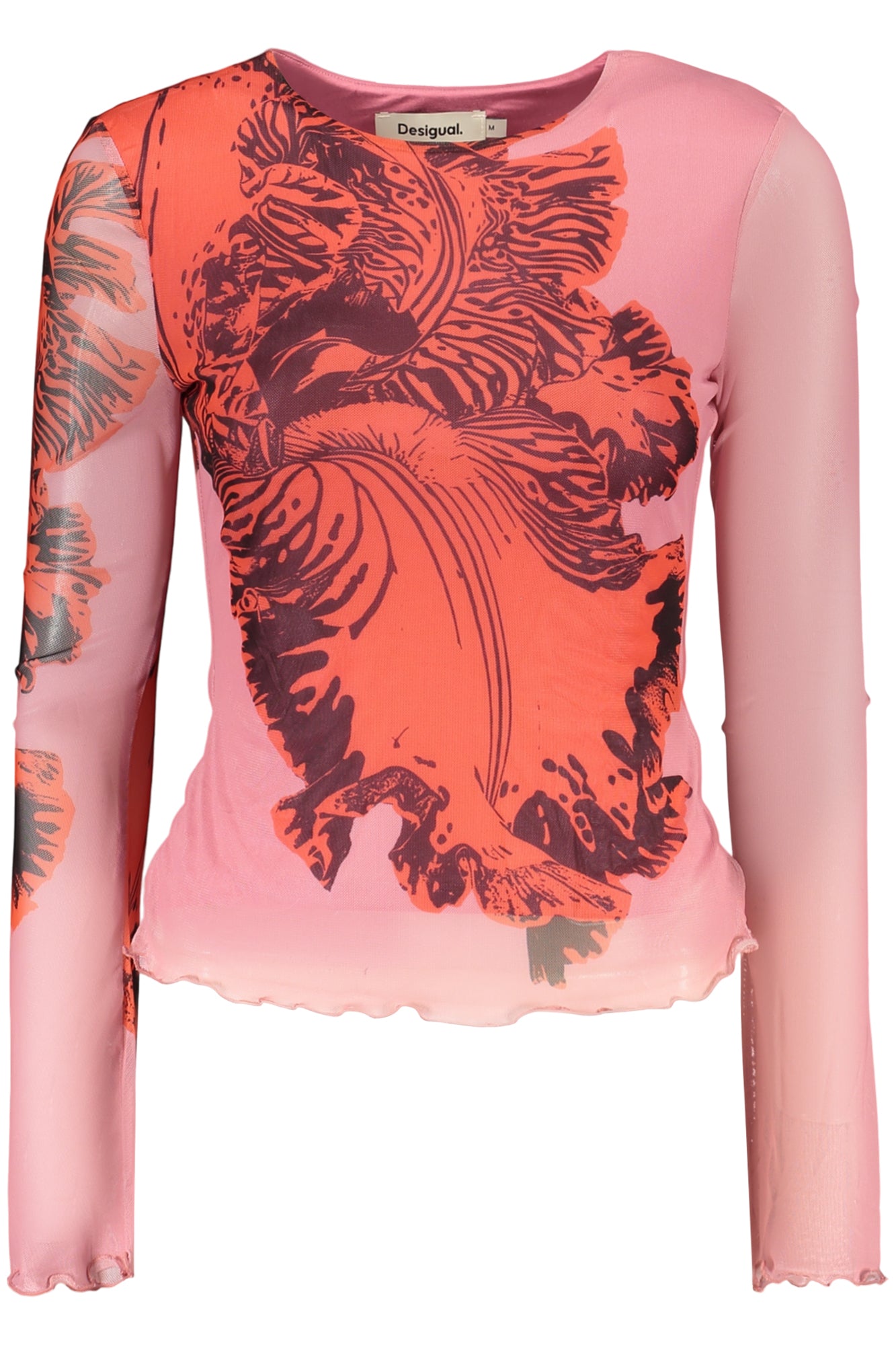 DESIGUAL Damen T-Shirt – Langarm | T-Shirts online kaufen Rosa