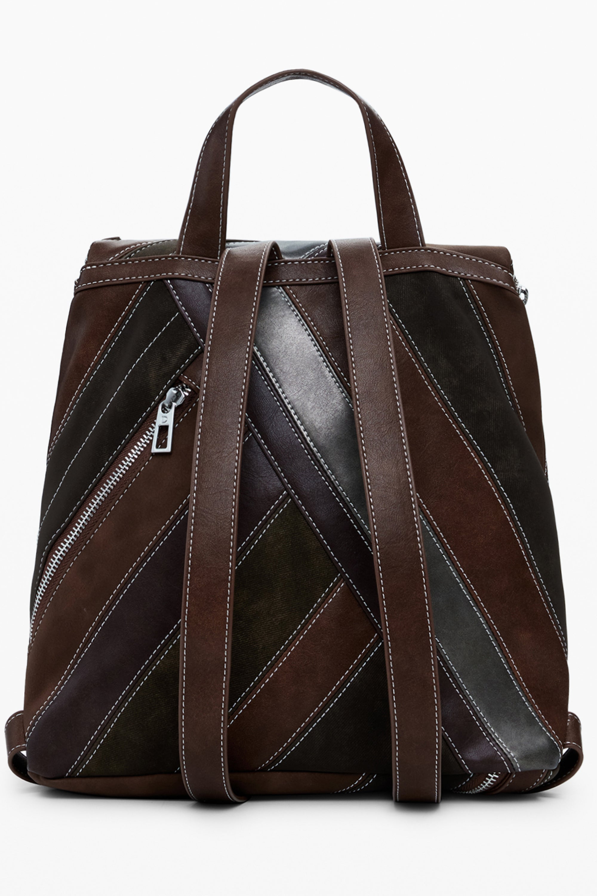 DESIGUAL Damen Rucksack Braun – Fibonacci Hampton Mini-Rucksack mit verstellbaren Gurten Braun