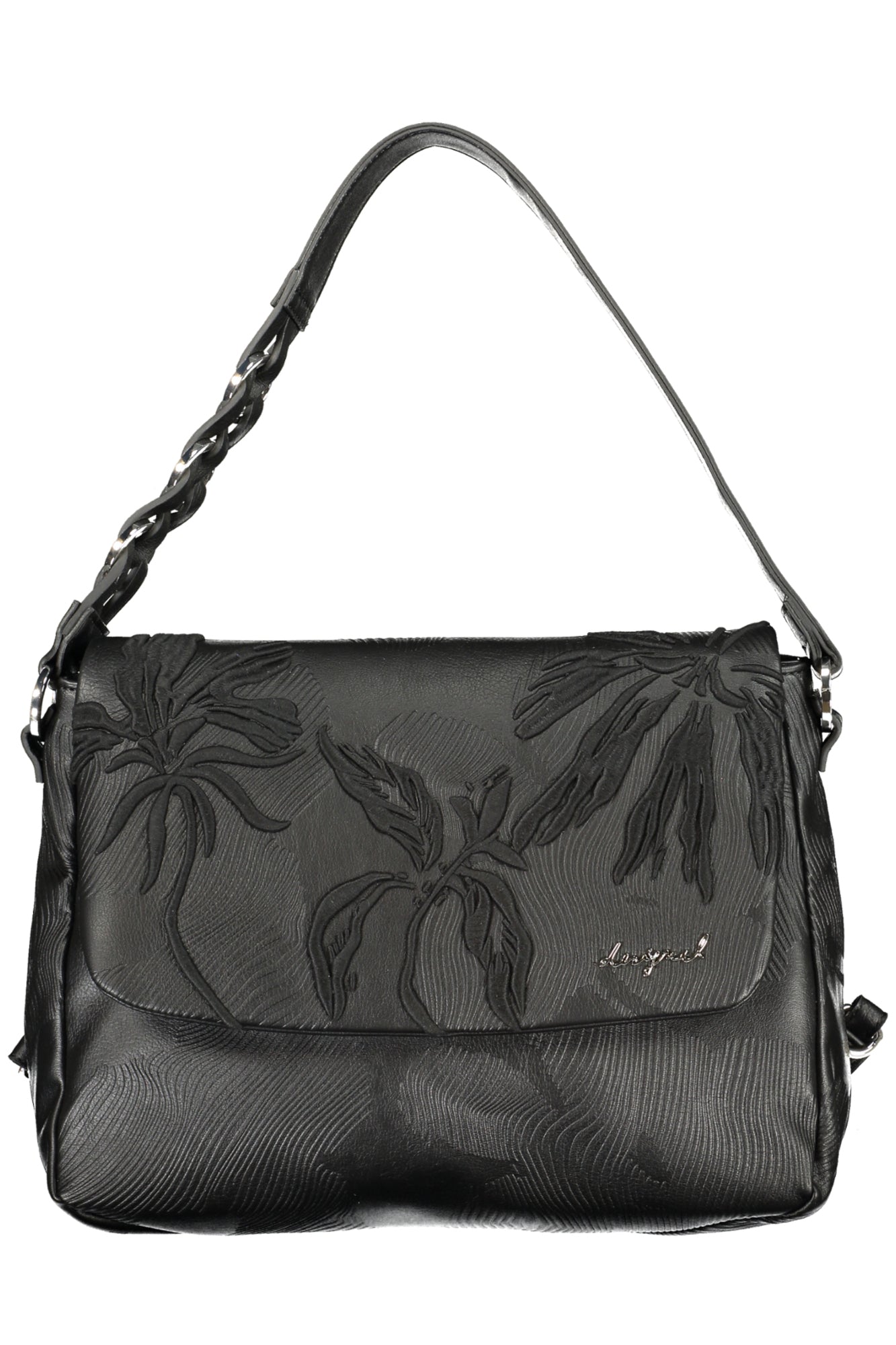 DESIGUAL Damen-Rucksack Schwarz – Vielseitiger Umhängerucksack mit verstellbaren Trägern Schwarz