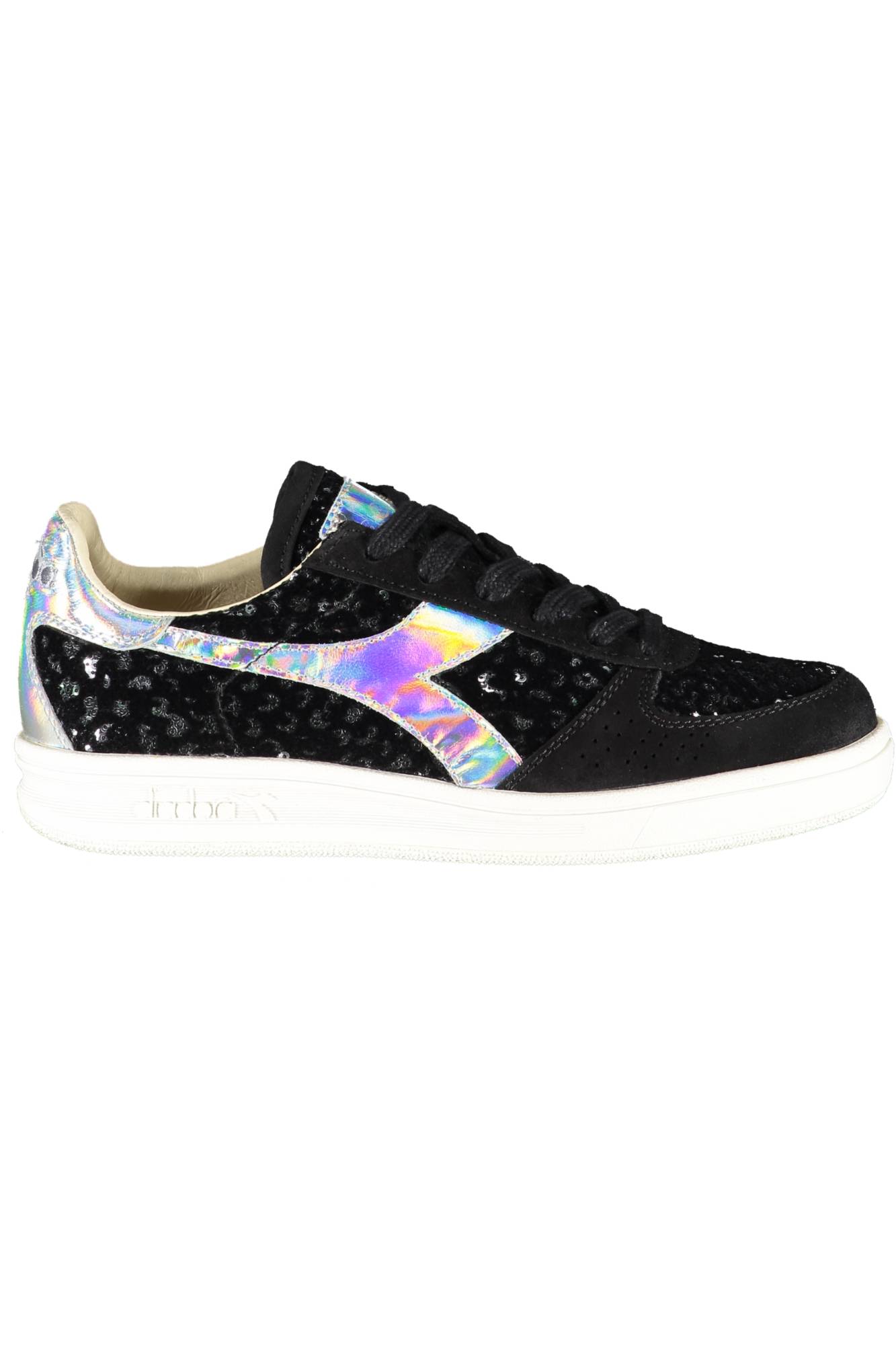 DIADORA Damen Sneaker – Sportschuh mit Schnürsenkern Schwarz