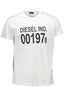 DIESEL KURZARM T-SHIRT HERREN WEISS