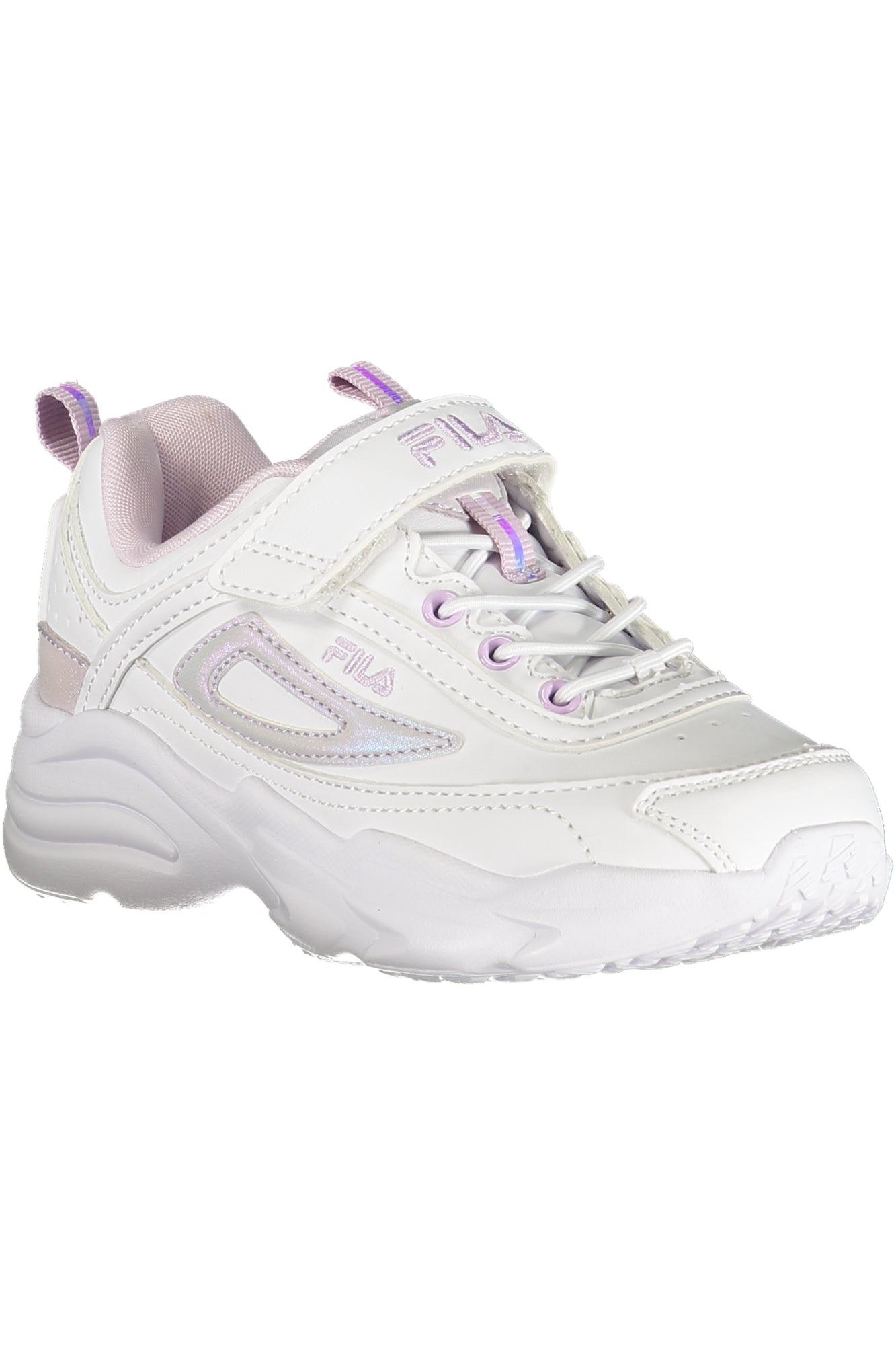 FILA Kinder Sneaker – Sportschuh mit Klett-, sportlich Weiß