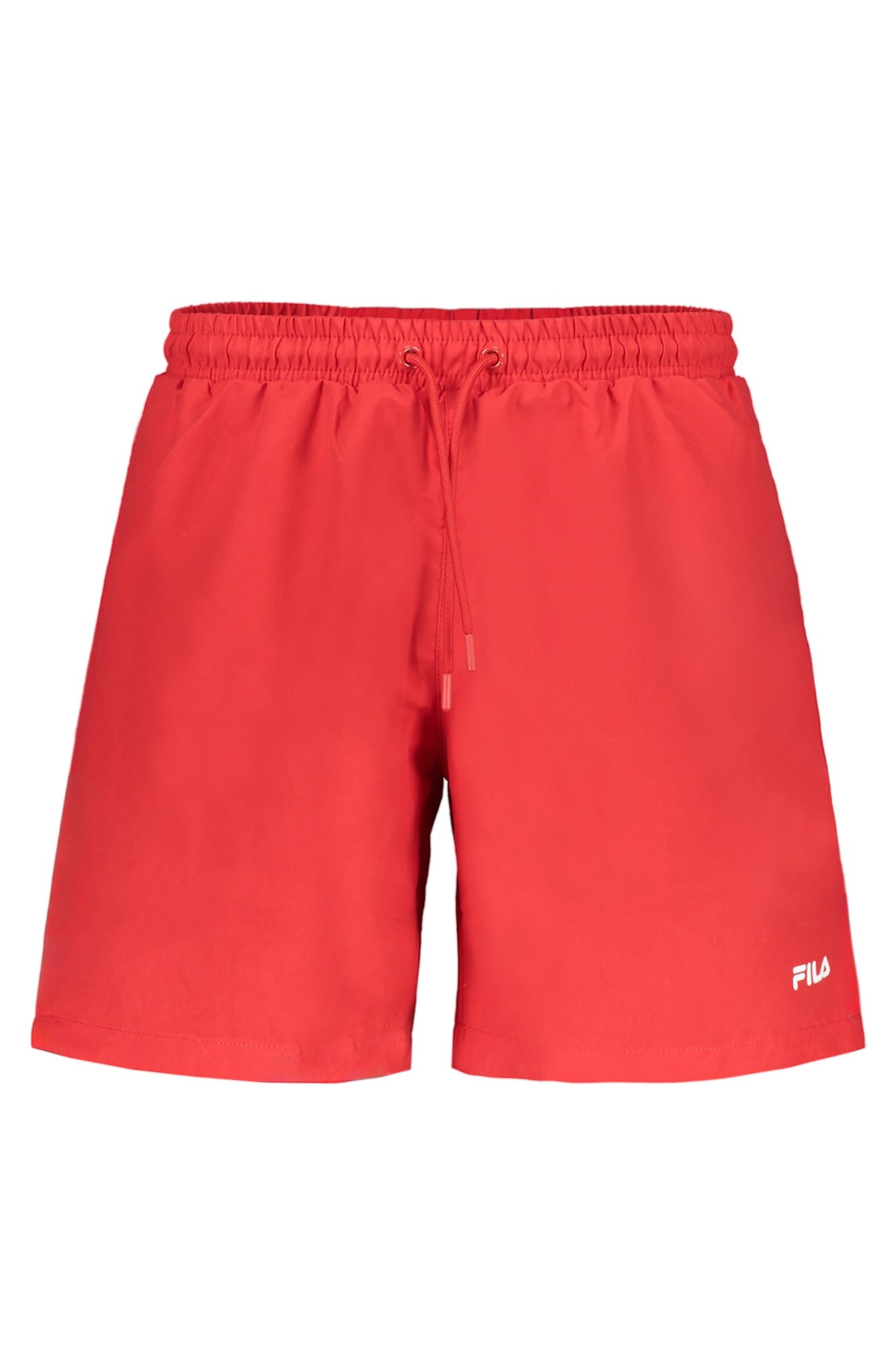 FILA Schwimmboxer Herren – Schwarzes Unterkostüm mit Logo-Print für Strand & Pool Rot