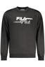 FILA Herren-Sweatshirt mit Reißverschluss, schwarz