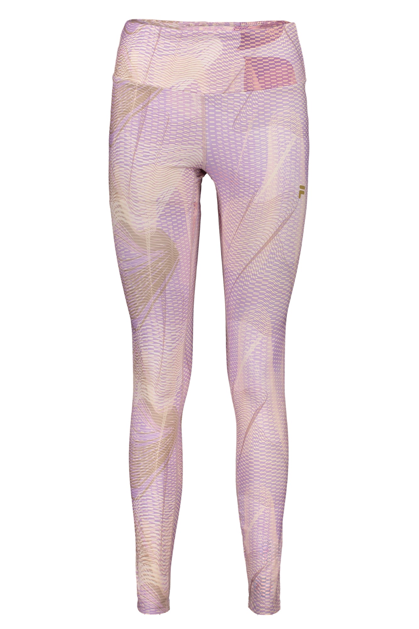 FILA Damen-Leggings Schwarz – Elastische Jogginghose mit Reflektor für Frühjahr/Sommer Violett