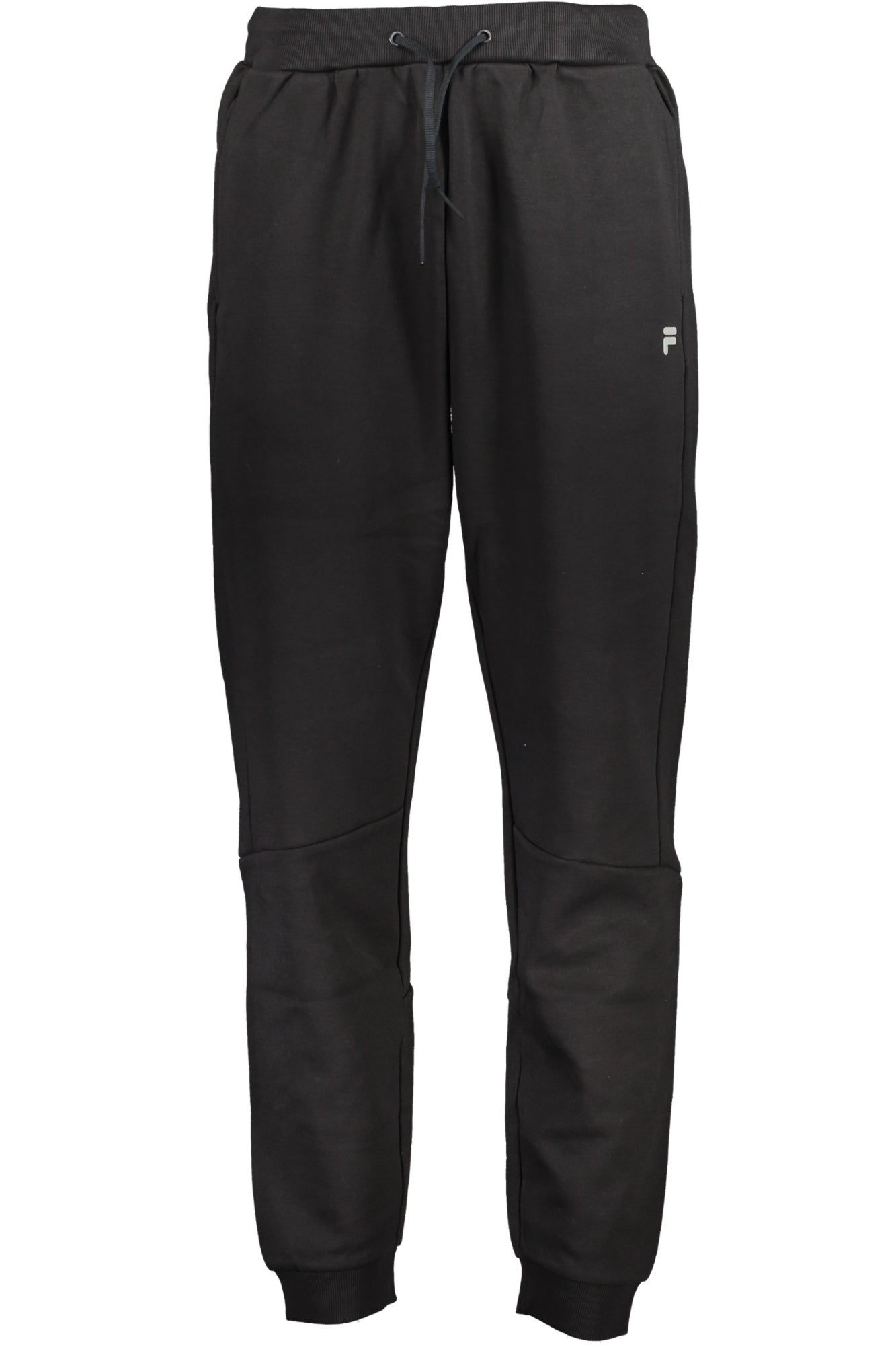 FILA Jogginghose Herren – Schwarze Sporthose mit elastischem Bund und Logo-Print Schwarz