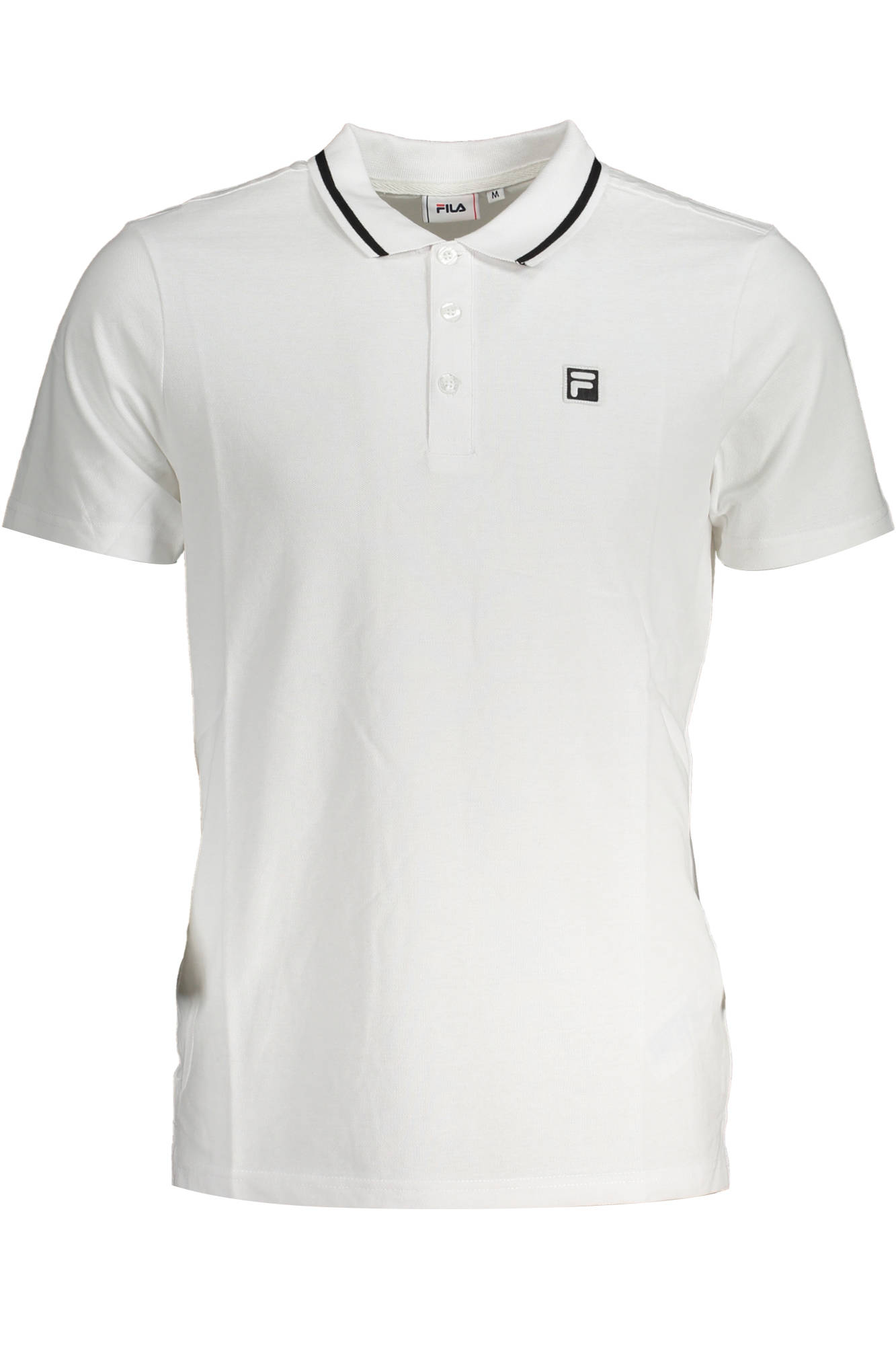 FILA Poloshirt Herren – Weißes Kurzarm-Shirt mit Logo-Applikation | soulluna.de Weiß