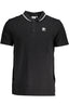 FILA Poloshirt Herren – Schwarzes Kurzarm-Shirt mit Logo-Applikation | soulluna.de Schwarz