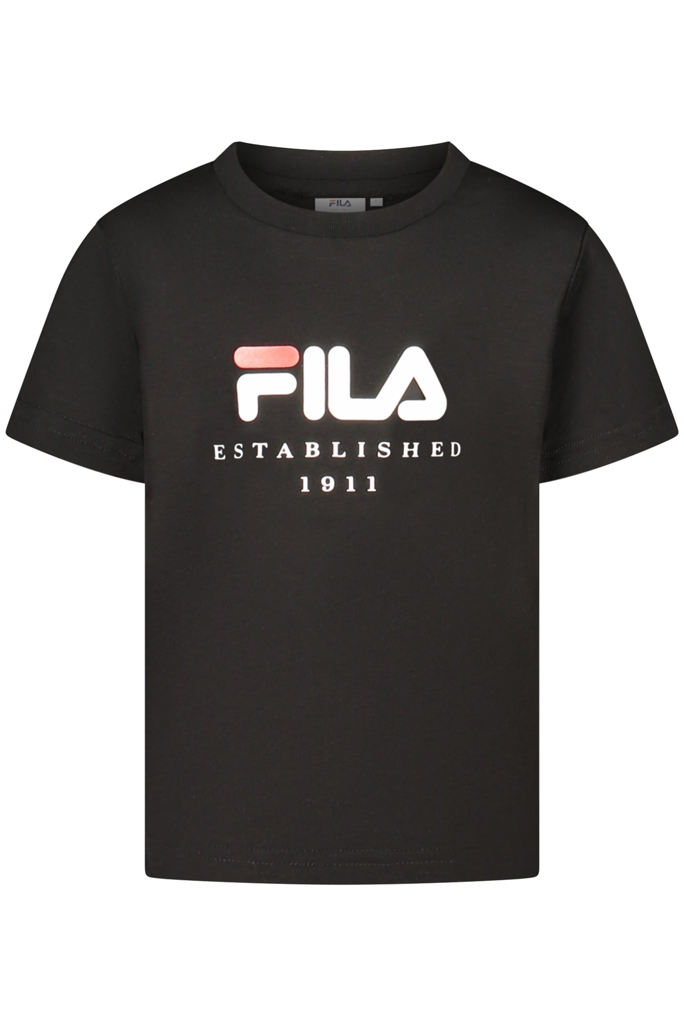 FILA Kinder T-Shirt – aus Baumwolle | T-Shirts online kaufen Schwarz