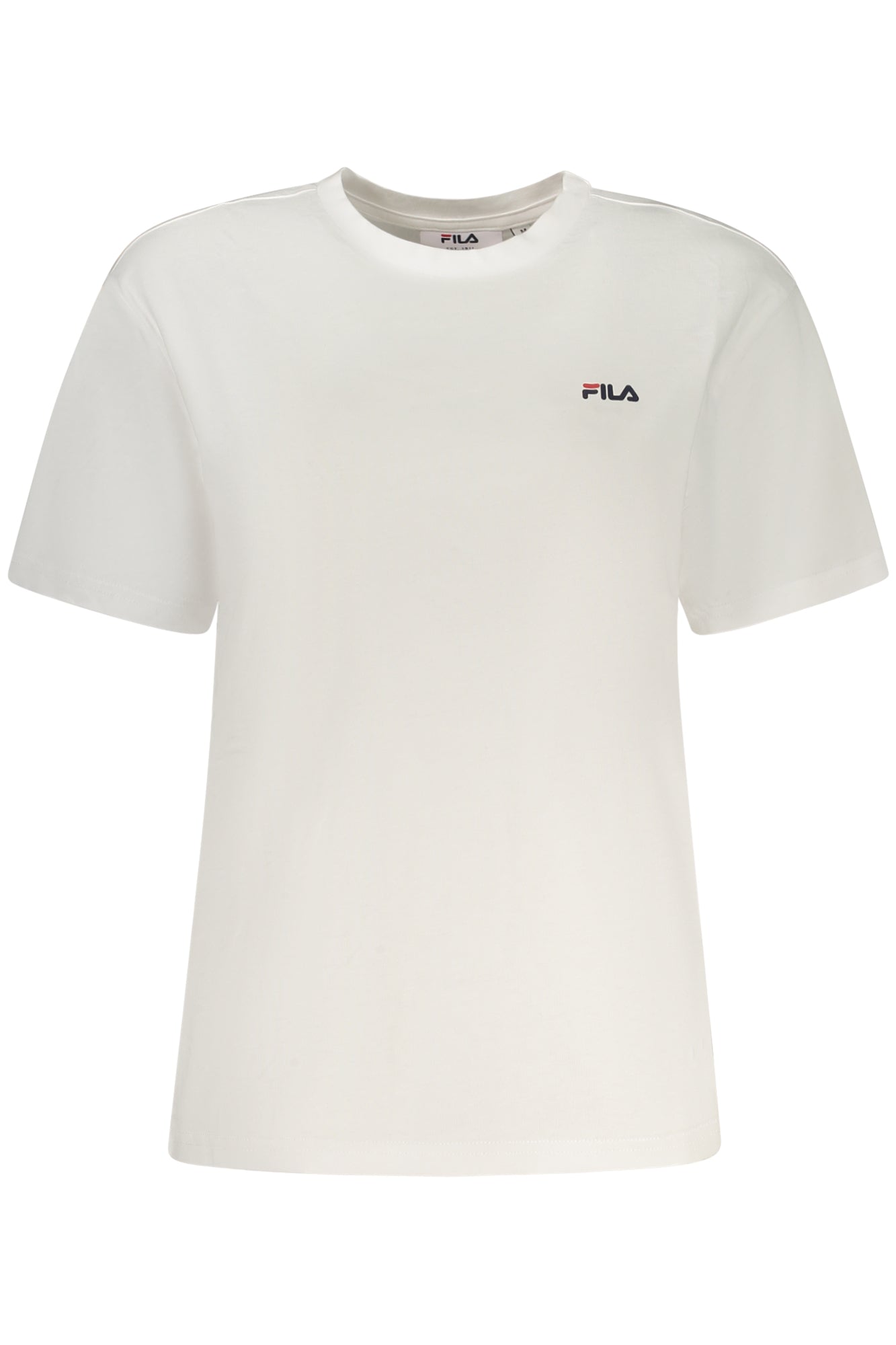 FILA Damen-T-Shirt mit Kurzarm – Weißes Basic aus Bio-Baumwolle Weiß