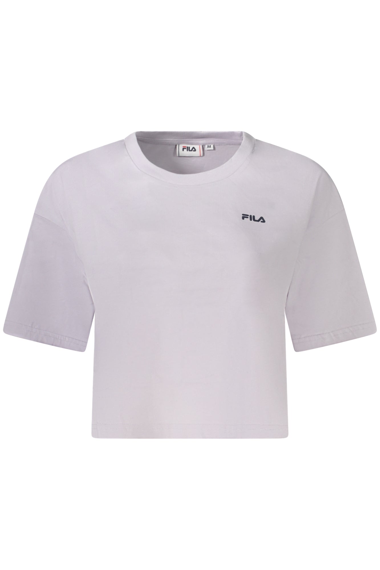 FILA Kurzarm-T-Shirt Damen Rosa – Loose Cropped aus Bio-Baumwolle Rosa