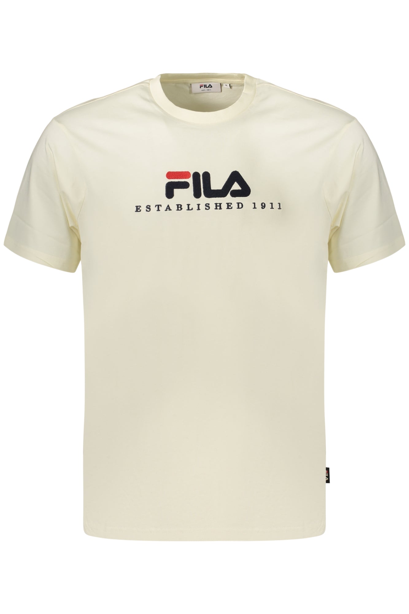 FILA Herren T-Shirt – Kurzarm, aus Baumwolle | T-Shirts Beige