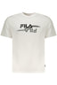 FILA Herren-T-Shirt mit kurzen Ärmeln, weiß