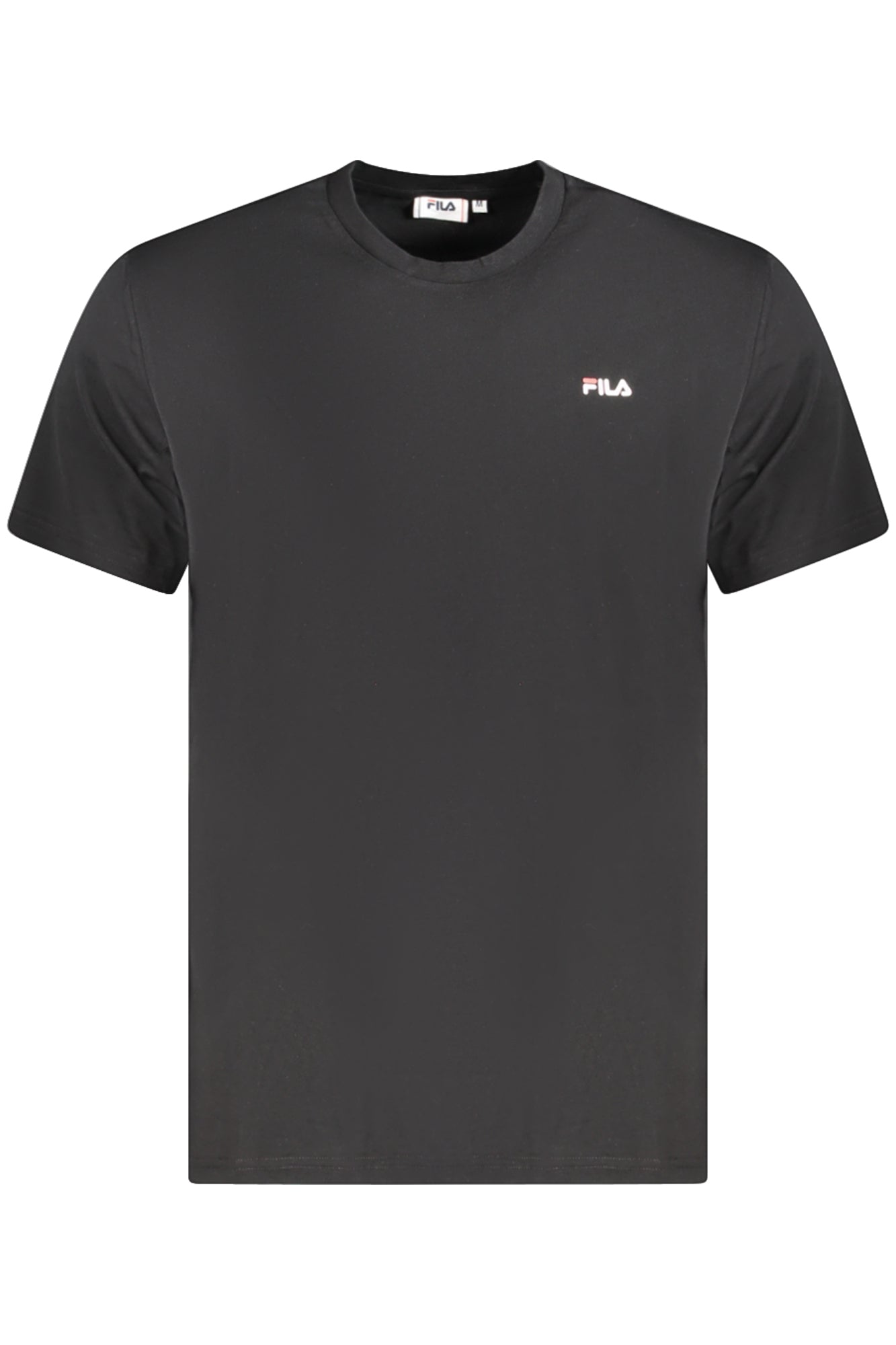 FILA Herren T-Shirt – Regular Fit, Kurzarm, aus Baumwolle Schwarz