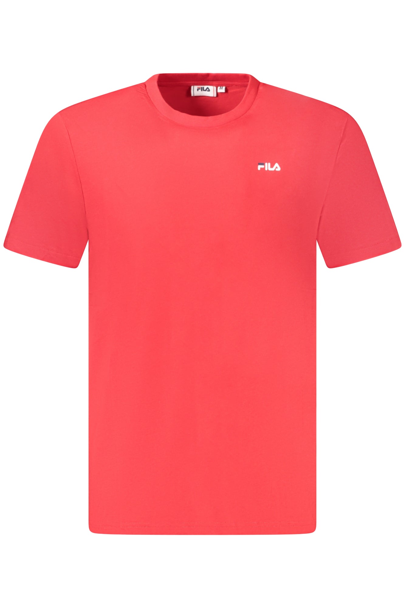FILA Herren T-Shirt – Regular Fit, Kurzarm, aus Baumwolle Rot