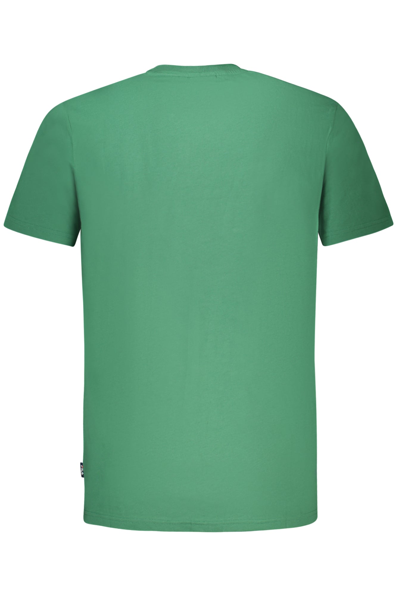 FILA Herren T-Shirt Schwarz – Kurzarm aus Bio-Baumwolle mit Logo-Stickerei Grün