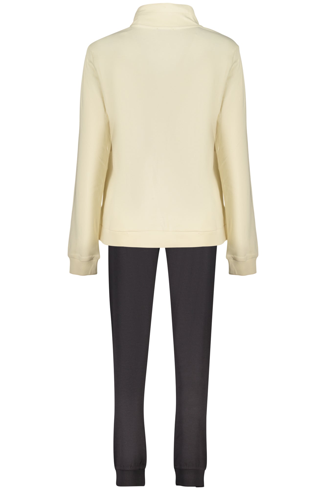 FREDDY Damen Sweatshirt – mit Taschen, mit Reißverschluss Beige