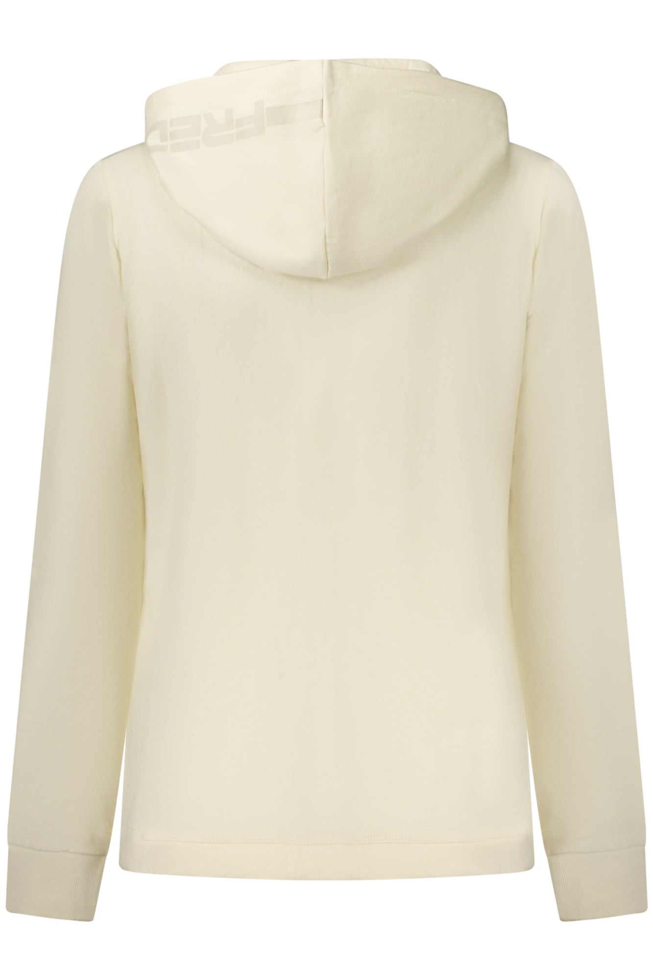 FREDDY Damen-Sweatshirt mit Reißverschluss – Lila Hoodie für Herbst/Winter Weiß