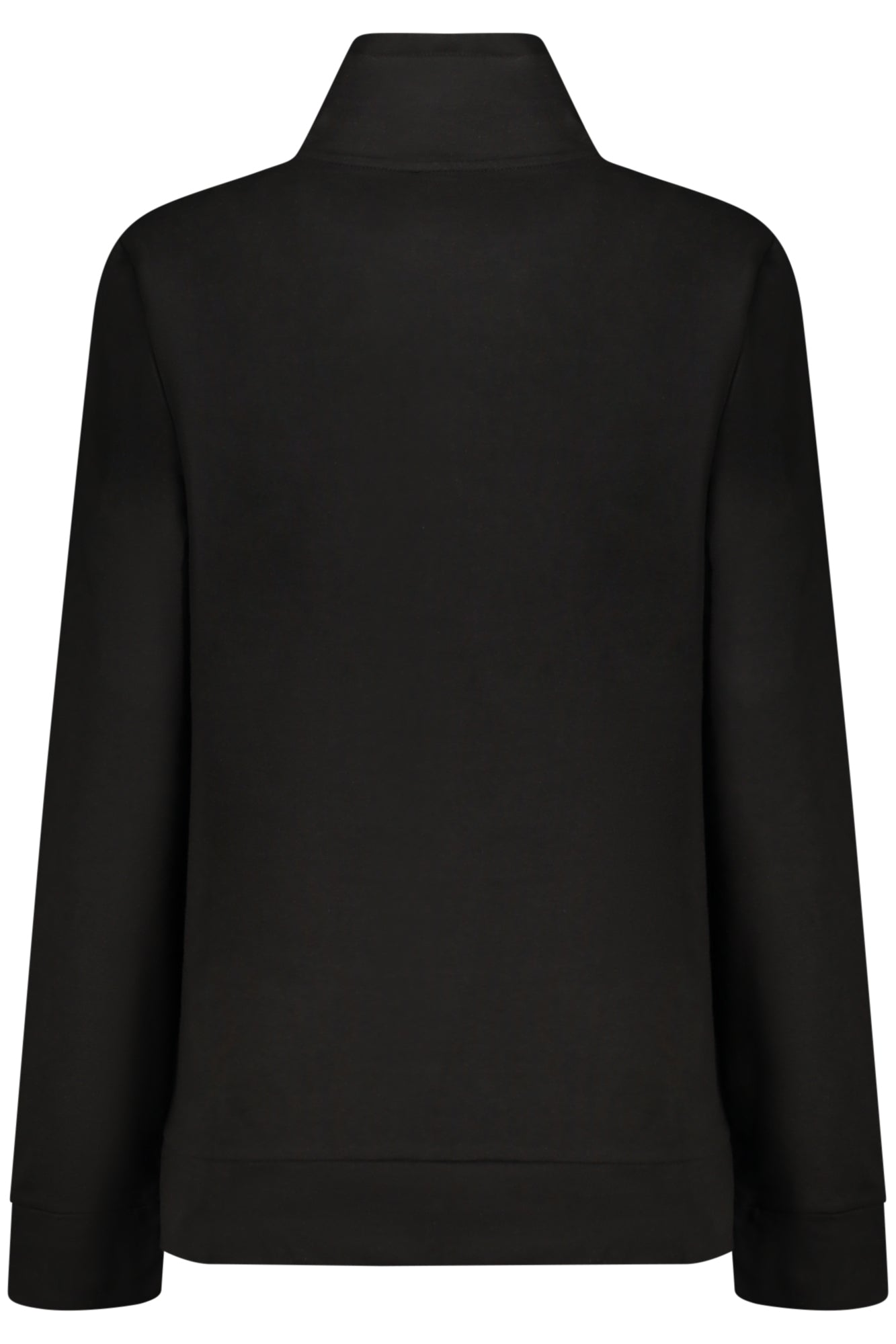FREDDY Sweatshirt Damen mit Reißverschluss – Blaues Langarmshirt mit Strass-Applikation Schwarz