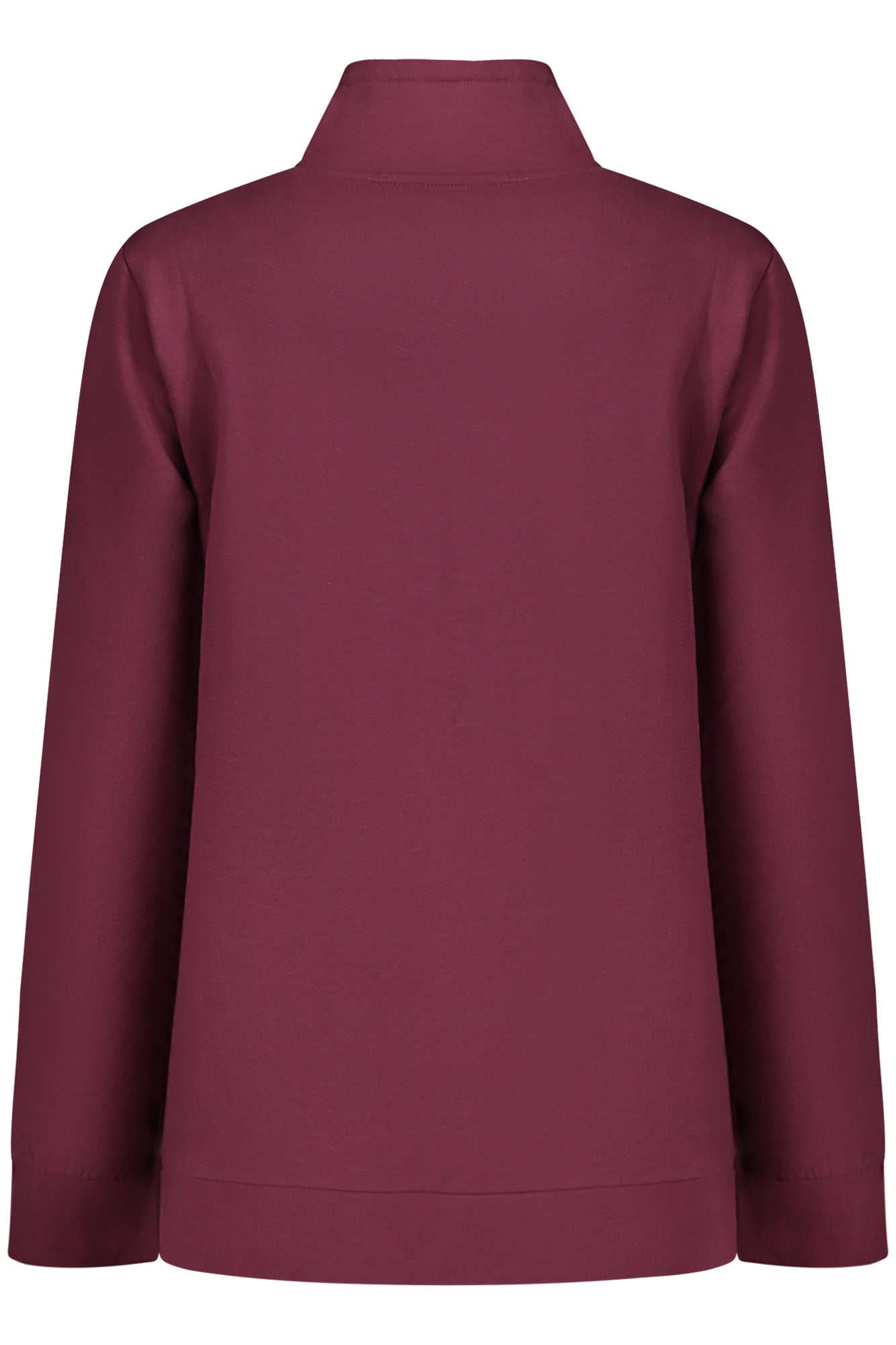 FREDDY Sweatshirt Damen mit Reißverschluss – Blaues Langarmshirt mit Strass-Applikation Violett
