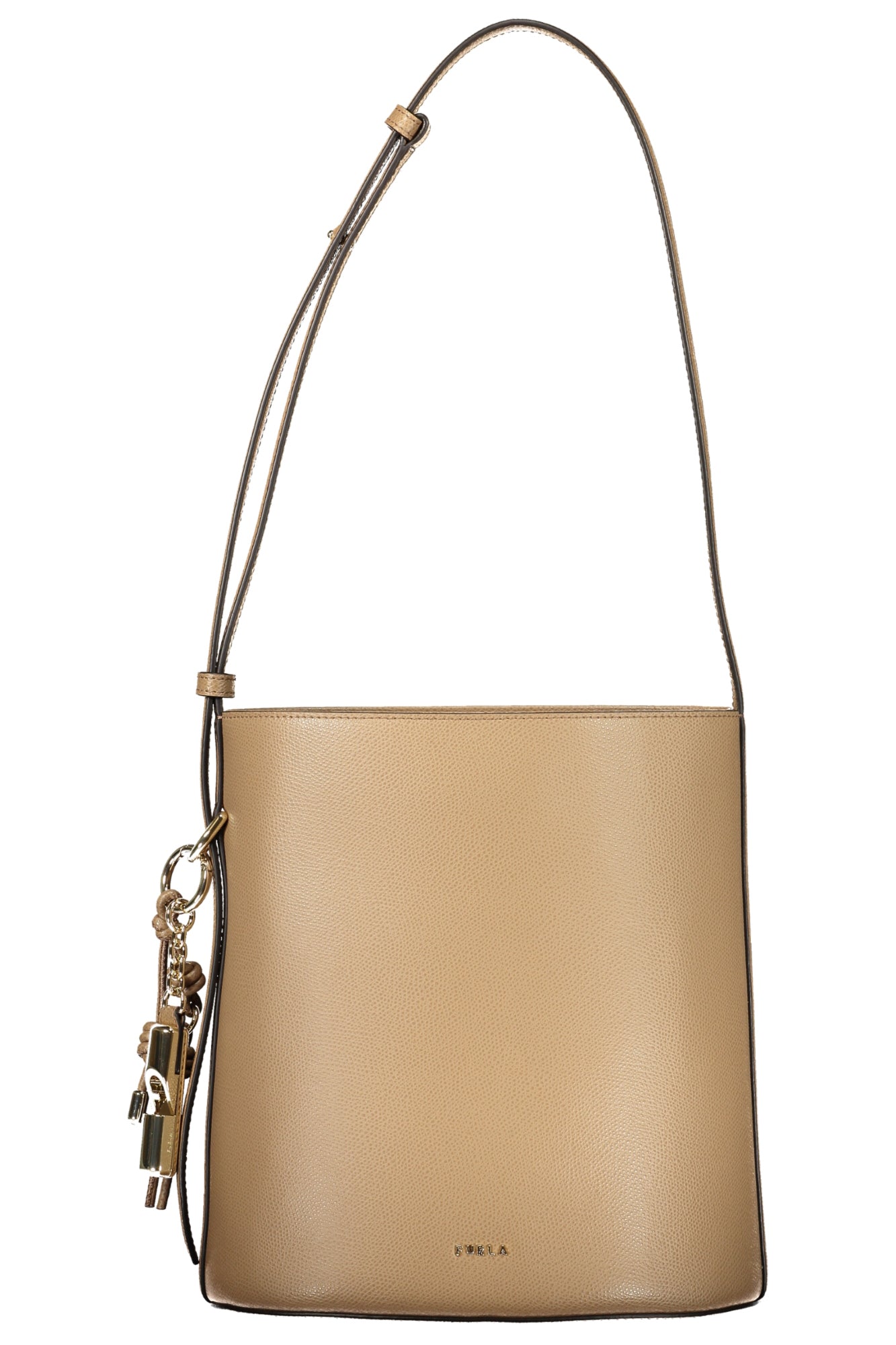 FURLA Damen-Brauntasche Roxie – Echte Pelle mit verstellbarem Schultergurt Braun