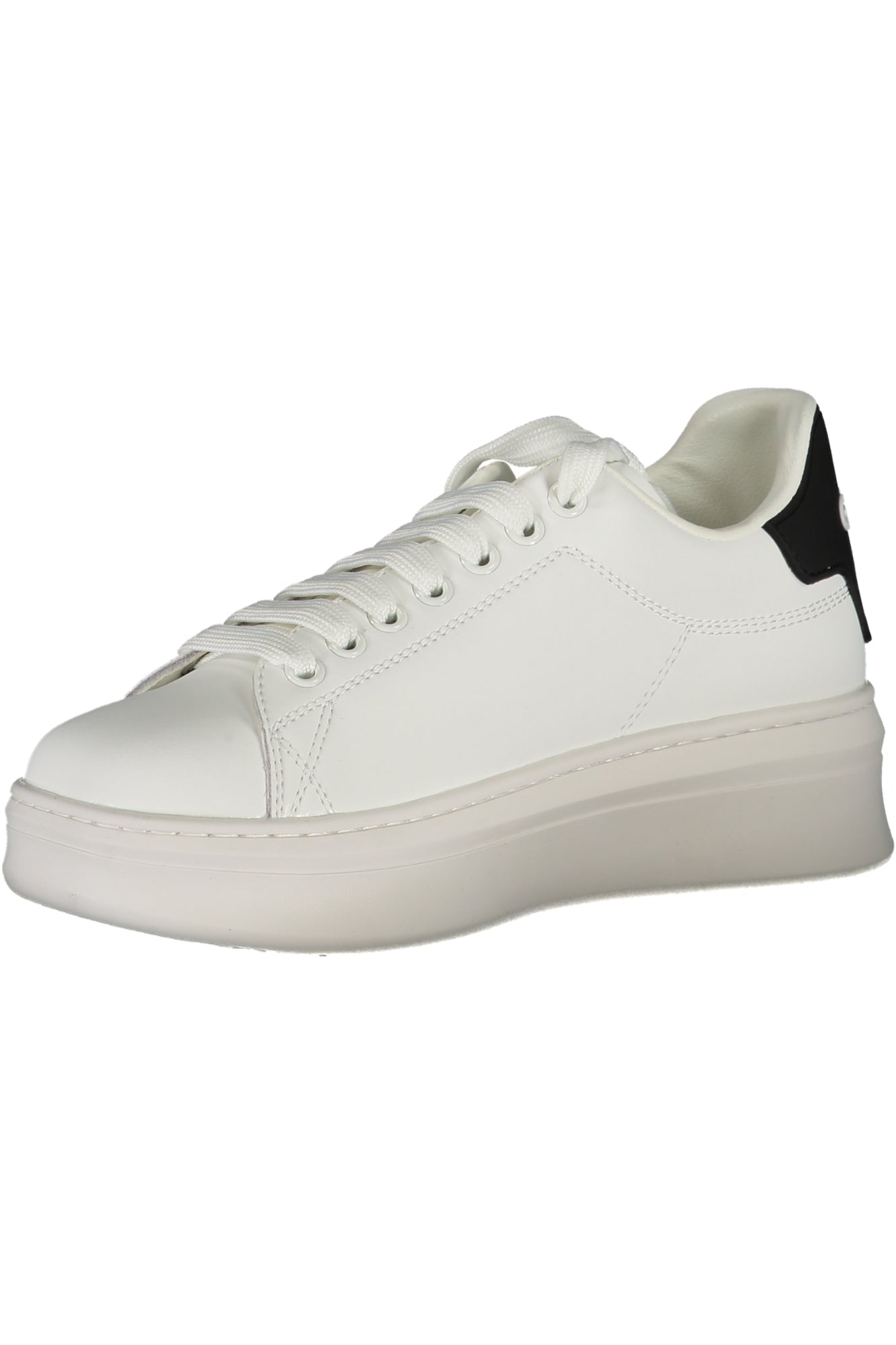 GAELLE PARIS Damen Sneaker – Sportschuhe mit Schnürsenkel Weiß