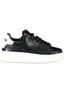 GAELLE PARIS Damen Sneaker – Sportschuhe mit Schnürsenkern Schwarz
