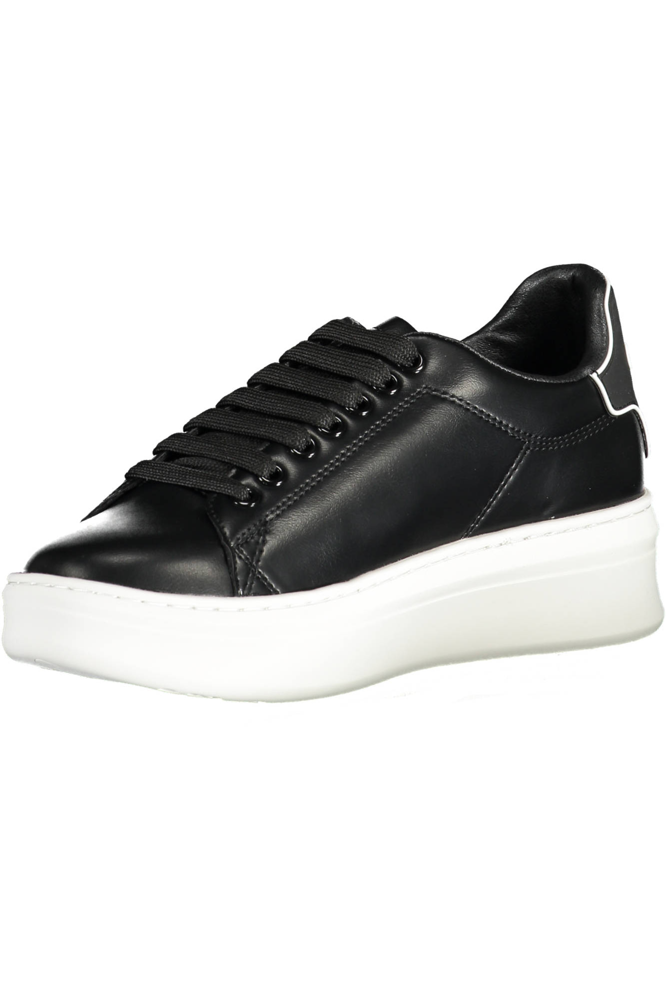 GAELLE PARIS Damen-Sportschuhe Schwarz – Sneaker für Herbst/Winter mit kontrastierenden Details Schwarz