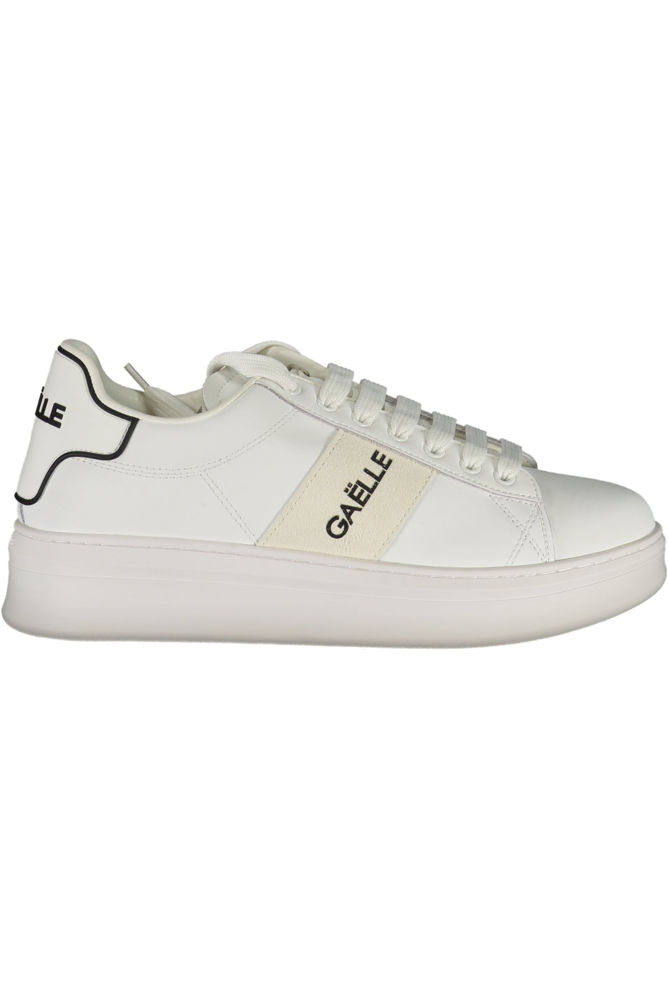 GAELLE PARIS Herren-Sneaker – Schwarze Sportschuhe mit Logo-Details für Frühjahr/Sommer Weiß