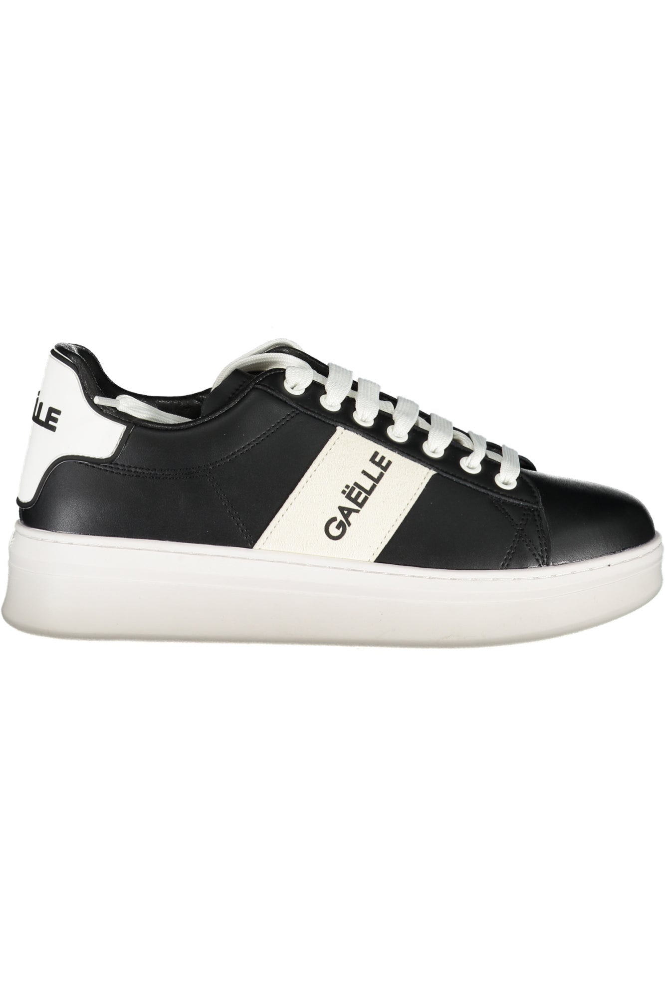 GAELLE PARIS Herren-Sneaker – Schwarze Sportschuhe mit Logo-Details für Frühjahr/Sommer Schwarz
