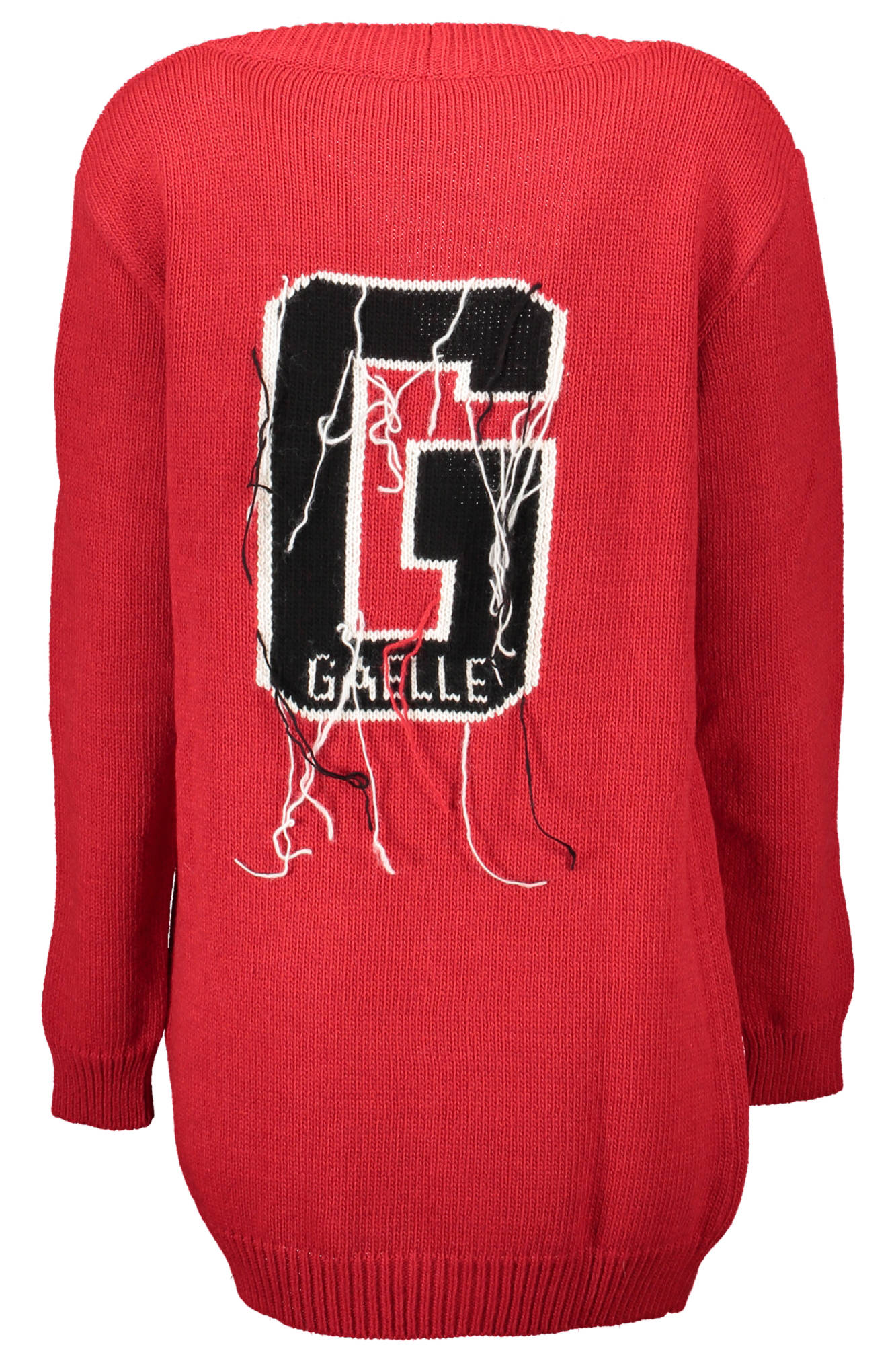 GAELLE PARIS Cardigan Damen Rot – Langarm-Strickjacke mit Stickerei | Italienische Qualität Rot