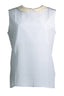 GANT Hellblaues Tanktop Damen – Seiden-Tank mit Kontrastkragen | soulluna.de Hellblau