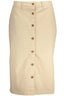 GANT Longuette-Rock Damen Beige – Leichter Sommerrock mit Taschen | soulluna.de Beige