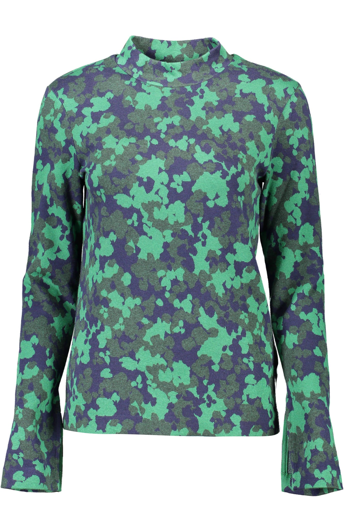 GANT Lupetto Damen Langarm Stehkragen – Grünes Oberteil für Herbst/Winter Grün